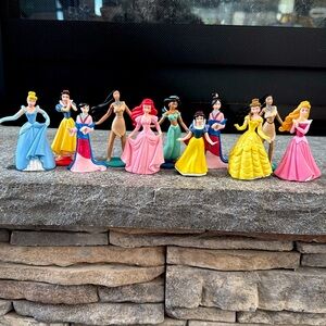 Disney Princesses 3.5" - 4" Figurines - Set of 11 - Great Condition